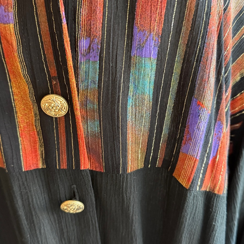 Multicolor Striped Button Down Shirt - Picture 6 of 6